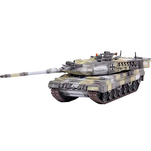 YZHM 1/72 Scale Diecast Modelo del Tanque, Leopard 2A7 Tanque de Batalla Principal Alemán Resina del ejército, Juguetes Militares y Regalos, 5.3 Pulgadas x 2 Pulgadas