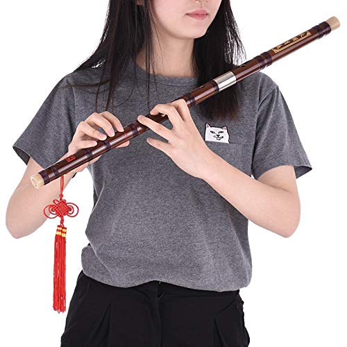ZFF Alta calidad Bitter flauta de bambú chino flauta tradicional de madera hecho a mano musical de flauta instrumento profesional, C Clave