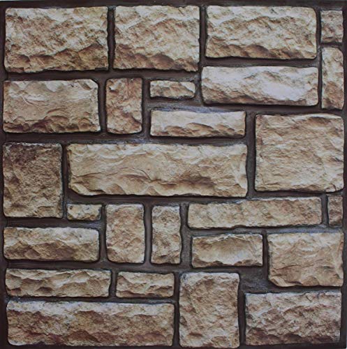 10 x paneles de pared autoadhesivos 3D – Moderno revestimiento de pared en ladrillo/piedra – Montaje rápido y sencillo 10 x paneles de pared autoadhesivos 3D – Moderno revestimiento de pared en ladrillo/piedra – Montaje rápido y sencillo