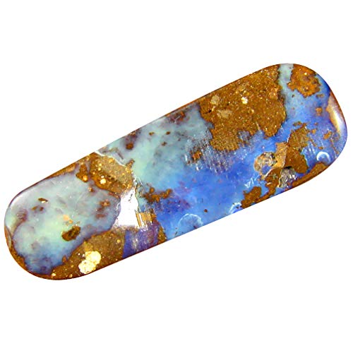 14,94 ct forma de fantasía (28 x 10 mm) multicolor ópalo de Coroit Boulder australiano piedra preciosa natural suelta 14,94 ct forma de fantasía (28 x 10 mm) multicolor ópalo de Coroit Boulder australiano piedra preciosa natural suelta