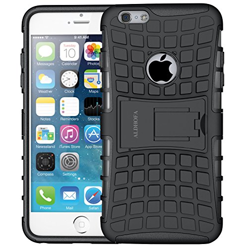 ALDHOFA Funda para iPhone 6, Funda Protectora Resistente a los Golpes, Resistente a Prueba de Golpes, Funda híbrida de Doble Capa con Soporte para iPhone 6/6S, Compatible con iPhone 6 / iPhone 6s