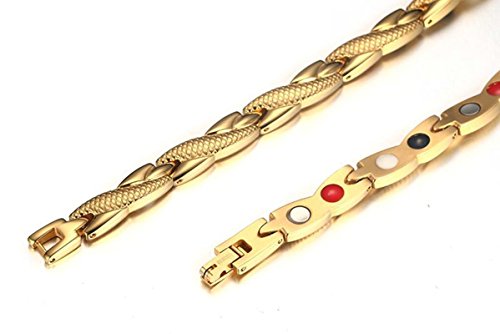 AnazoZ Acero Inoxidable Collar para Hombre Collar Colgante Oro Alto Pulido Giro Diseño 0.73x49CM AnazoZ Acero Inoxidable Collar para Hombre Collar Colgante Oro Alto Pulido Giro Diseño 0.73x49CM