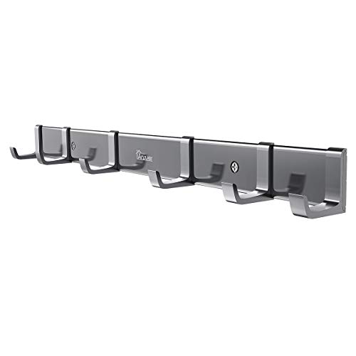 Anjuer Abrigo para colgar la ropa Perchero 6 Ganchos activos Ropa para trabajo pesado Soporte para sombreros Aleación de aluminio Anjuer Abrigo para colgar la ropa Perchero 6 Ganchos activos Ropa para trabajo pesado Soporte para sombreros Aleación de aluminio