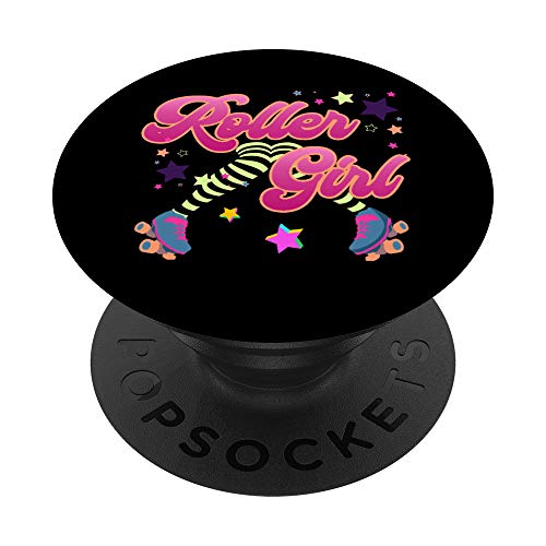 Años 70 80 Vintage Roller Girl Piernas Sexy Patinaje Retro PopSockets Agarre y Soporte para Teléfonos y Tabletas