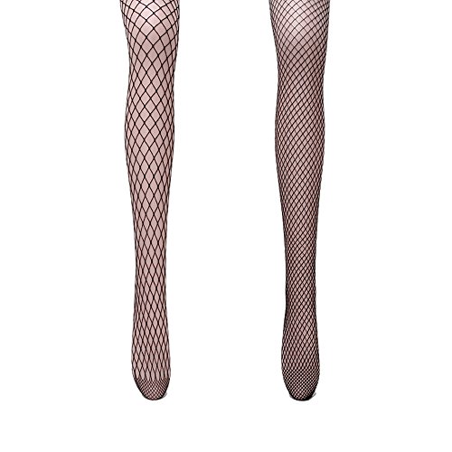 AONER 2 Pares Medias de Rejilla de Red Calcetines de Rejilla para Mujer Fishnet Tights Talla Unica (Negro * 2 Pares) AONER 2 Pares Medias de Rejilla de Red Calcetines de Rejilla para Mujer Fishnet Tights Talla Unica (Negro * 2 Pares)
