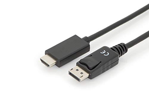 ASSMANN Electronic AK-340303-020-S 2m HDMI Type A (Standard) DisplayPort Negro adaptador de cable de vídeo - ASSMANN Electronic AK-340303-020-S, 2 m, HDMI Type A (Standard), DisplayPort, Macho,
