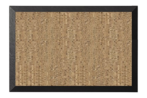 Bi-Office Kamashi - Tablón corcho natural, 90 x 60 cm, color negro