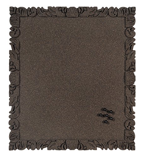Bi-Office Rococork - Tablón de corcho, 45 x 40 cm, color negro