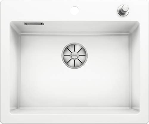 BLANCO 524731 Palona 6 - Fregadero de cocina (60 cm), color blanco brillante