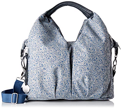 Bolso convertible para barra de carro, color verde multicolor Fleur Black Mélange Talla:Width approx. 43 cm, Height approx. 32 cm, Depth approx. 15 cm Bolso convertible para barra de carro, color verde multicolor Fleur Black Mélange Talla:Width approx. 43 cm, Height approx. 32 cm, Depth approx. 15 cm