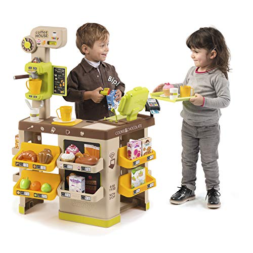 Cafetería Coffee House con luz, sonido y 57 accesorios (Smoby 350214) Cafetería Coffee House con luz, sonido y 57 accesorios (Smoby 350214)