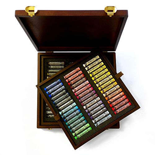 CAJA MADERA 90 PASTELES REMBRANDT CAJA MADERA 90 PASTELES REMBRANDT