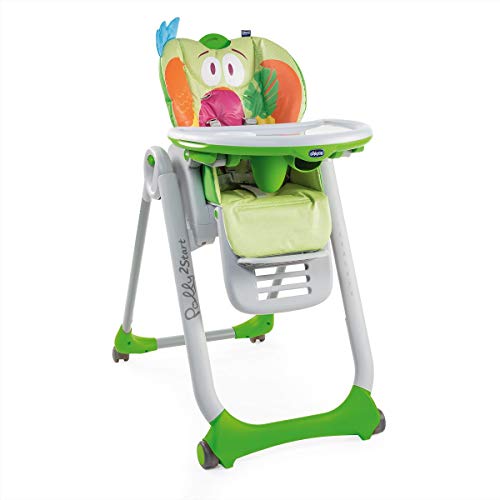 Chicco Polly2Star - Trona y hamaca transformable y compacta, con 4 ruedas y freno, de 0 a 3 años, diseño loro verde (Parrot) Chicco Polly2Star - Trona y hamaca transformable y compacta, con 4 ruedas y freno, de 0 a 3 años, diseño loro verde (Parrot)
