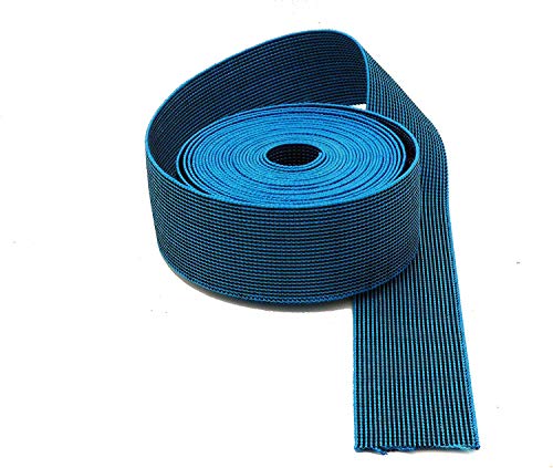 Cincha azul de calidad Super Extra dura de tapicería de 50 mm. para asientos 6 metros. (6 metros)