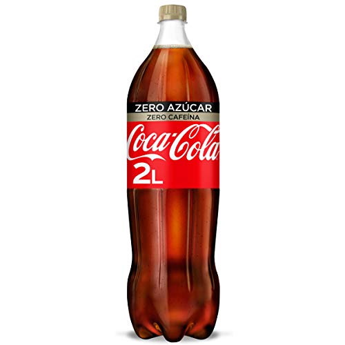 CocaCola Zero Refresco sin Azúcar, Calorías, Cafeína Botella, 2L