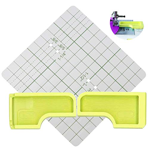 Costura Ayuda Coser Guía Costura Placa de posicionamiento Accesorios Placa de Posicionamiento de La Guía para juego de 3 piezas de prensatelas de borde de placa hecha a mano de tela fija Costura Ayuda Coser Guía Costura Placa de posicionamiento Accesorios Placa de Posicionamiento de La Guía para juego de 3 piezas de prensatelas de borde de placa hecha a mano de tela fija