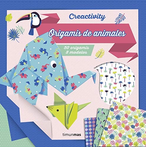 Creactivity. Origamis de animales: 50 origamis 8 modelos (Libros de actividades)