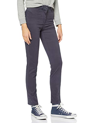 Damart Pantalon Taille Haute, Gris (Anthracite 58243/11070/Long 79cm), 38 para Mujer