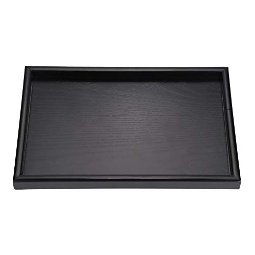 DERCLIVE Rectangle Shape Wooden Tray Plate Restaurant Trays for Tea Coffee Snack Food Serving 30 * 20 * 2cm,Easy to Clean and Durable DERCLIVE Rectangle Shape Wooden Tray Plate Restaurant Trays for Tea Coffee Snack Food Serving 30 * 20 * 2cm,Easy to Clean and Durable