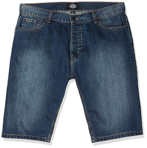 Dickies Michigan Short Pantalones Cortos Deportivos, Azul (Antique Wash AW), (Tamaño del Fabricante:33) para Hombre