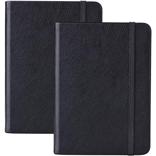 Dotted Journal/Pocket Notebook - A6 Cuaderno Punto Ejecutivo de Cubierta Suave con Guisante con Bolsillo + Divisor de Página, en Banda, 160 Páginas para Cada Uno, A6, 14.5X10.5cm