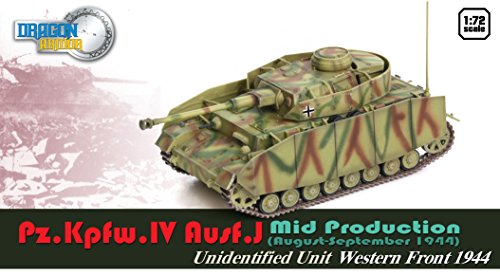 Dragon Armor 60656 - PZ.KPFW.IV Ausf.j Mid Production 1944 - Escala 1/72 - maqueta de Tanque montado y Pintado con Vitrina Transparente Dragon Armor 60656 - PZ.KPFW.IV Ausf.j Mid Production 1944 - Escala 1/72 - maqueta de Tanque montado y Pintado con Vitrina Transparente