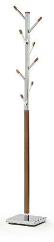 duehome Perchero de Pie, Perchero con Ganchos, Modelo Barsento, Acabado en Color Cerezo, Medidas: 27 cm (Ancho) x 26 cm (Fondo) x 182 cm (Alto) duehome Perchero de Pie, Perchero con Ganchos, Modelo Barsento, Acabado en Color Cerezo, Medidas: 27 cm (Ancho) x 26 cm (Fondo) x 182 cm (Alto)