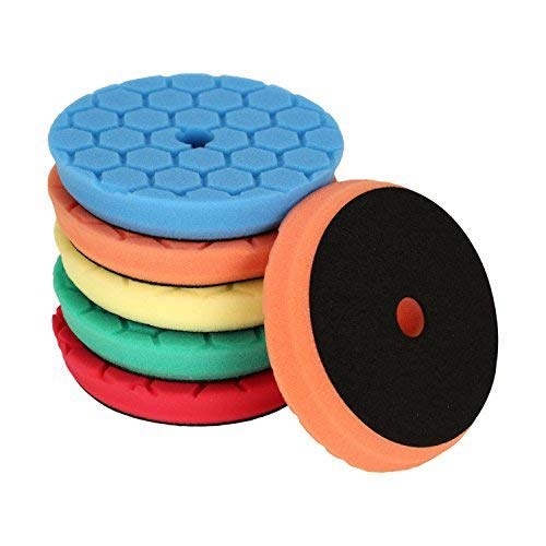 Esponja Pulir para coche, esponja pulir coche, 5Pc 150mm Hex Logic Kit de esponja de pulido kit pulir coche Esponjas de Pulido Esponjas de Cera Para 125mm Pulidora Coche, Máquina Pulidora -AHLTS6M5 Esponja Pulir para coche, esponja pulir coche, 5Pc 150mm Hex Logic Kit de esponja de pulido kit pulir coche Esponjas de Pulido Esponjas de Cera Para 125mm Pulidora Coche, Máquina Pulidora -AHLTS6M5