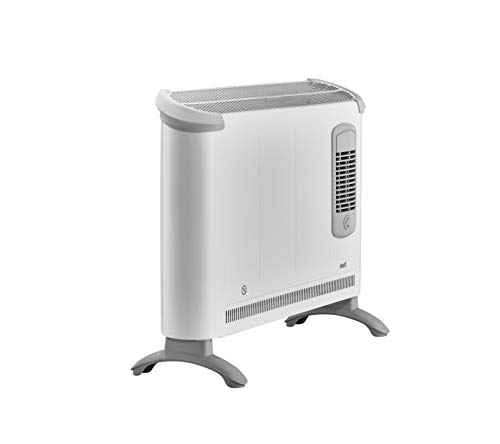 EWT CLIMA 281 TSF - Calefactor (230V, 50 Hz, 2000W, 68 cm, 17,5 cm, 38 cm) Gris, Color blanco