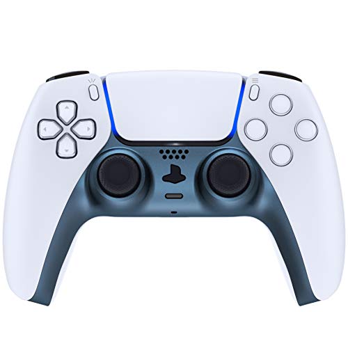eXtremeRate Carcasa Decorativa para Mando de PS5 Cubierta de Placa Reemplazable con Anillos de Acento para DualSense 5 Protector Placa Cover para Control de Playstation 5 (Azul Metálico) eXtremeRate Carcasa Decorativa para Mando de PS5 Cubierta de Placa Reemplazable con Anillos de Acento para DualSense 5 Protector Placa Cover para Control de Playstation 5 (Azul Metálico)
