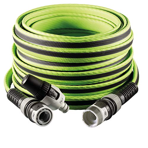 FITT FORCE - Manguera de agua de jardín de 1/2" pulgadas, compacta, ligera y resistente, para uso intensivo con lanza (20m) FITT FORCE - Manguera de agua de jardín de 1/2" pulgadas, compacta, ligera y resistente, para uso intensivo con lanza (20m)
