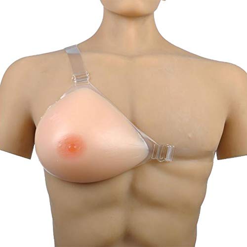 Formas mamarias de Silicona Prótesis Mastectomía Puede usarse con Strap-on para mastectomía Unilateral, Izquierda y Derecha,L:0.88lb/pieceCCup
