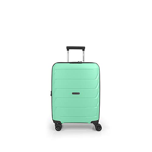 Gabol - Sakura | Maleta de Cabina Duras de 39 x 55 x 22 cm con Capacidad para 45 L de Color Verde Gabol - Sakura | Maleta de Cabina Duras de 39 x 55 x 22 cm con Capacidad para 45 L de Color Verde