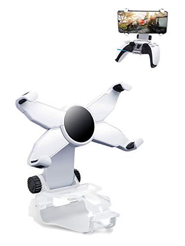 Geeneric Avicsun PS5 accesorio clip de juego móvil compatible con controlador Dualsense Playstation 5 – Soporte para teléfono ajustable abrazadera Geeneric Avicsun PS5 accesorio clip de juego móvil compatible con controlador Dualsense Playstation 5 – Soporte para teléfono ajustable abrazadera
