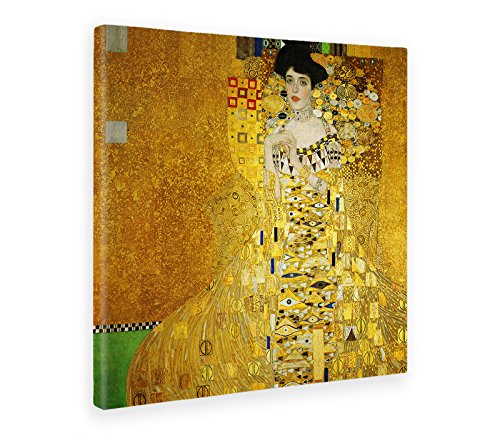 Giallobus - Cuadro - Impresion EN Lienzo - Gustav Klimt - Retrato DE Adele Bloch-Bauer I - 50 x 50 CM