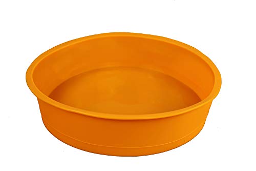 GMMH Original Bandeja para Hornear de Silicona Rendondo Diámetro 23 cm Cocina Forma Cocina Molde Cocina Molde de Horno para Pan Obstbodenform - Naranja GMMH Original Bandeja para Hornear de Silicona Rendondo Diámetro 23 cm Cocina Forma Cocina Molde Cocina Molde de Horno para Pan Obstbodenform - Naranja