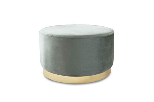 Gran puf de latón y Terciopelo de Dallas - Producto atípico, Materiales Nobles | El Encanto Art decó de un puf Que combina latón Dorado y Terciopelo Suave - Oro Perlado (L60 x H35 x P60 cm) Gran puf de latón y Terciopelo de Dallas - Producto atípico, Materiales Nobles | El Encanto Art decó de un puf Que combina latón Dorado y Terciopelo Suave - Oro Perlado (L60 x H35 x P60 cm)