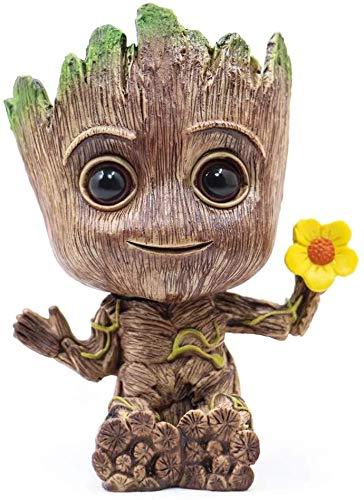 Groot bebé - Portalápices creativo, maceta para cactus o planta suculenta, portalápices para casa u oficina, decoración de interiores