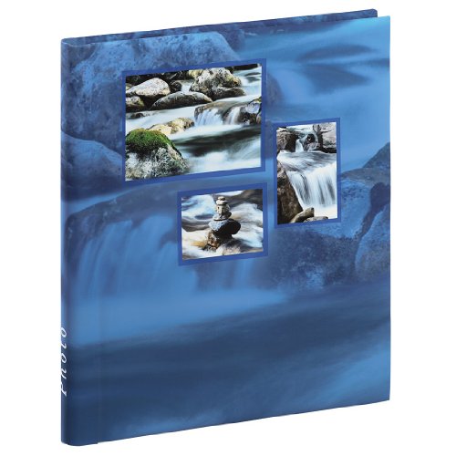 Hama 00106267 Singo Pegar álbum de Fotos Adhesivas (28 x 31 cm, 20 páginas), Color Azul, Papel, 28x31cm