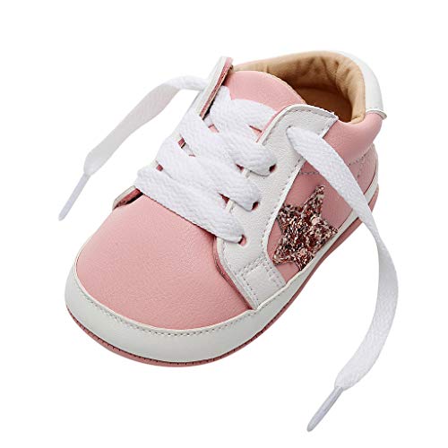H.eternal(TM) - Zapatos primeros pasos de Pu para niña Rosa rosa 18 meses