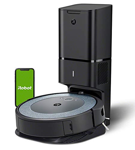 iRobot Roomba i3552 - Robot Aspirador con mapeo, Wi-Fi y Vaciado automático de la Suciedad - Ideal Mascotas - Sugerencias Personalizadas - Compatible con asistentes de Voz y Coordinación Imprint