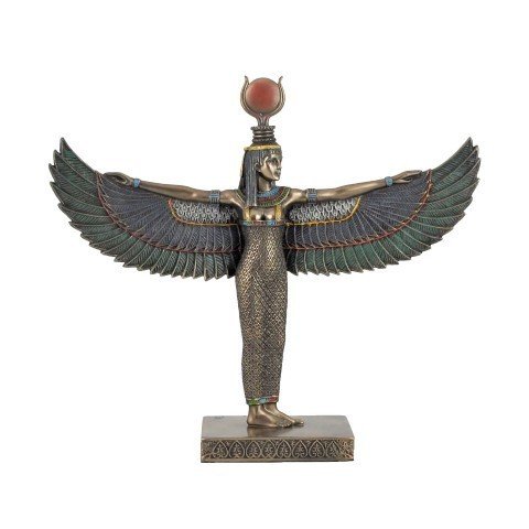 Isis, diosa del amor, busto y estatua de la diosa del amor en el Antiguo Egipto. 22x25x6 cm