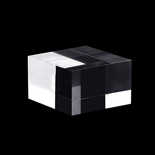 JKGHK Expositor Soporte de Acrílico Soporte de Exhibición Transparente de Cubo, Adecuado para Exhibir Cosméticos,Height:2cm