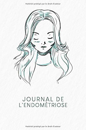 Journal de l'endométriose: Journal des symptômes à remplir pour les plaintes, les menstruations et plus encore | Design: Portrait