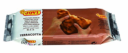 Jovi- Pasta de modelar, 500 gr, terracota, Color Gramos (330722)