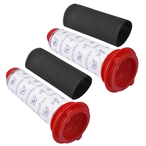 KEEPOW Filtros Lavables para Aspiradora Escoba Bosch Athlet, Pack Familiar Incluye 2 Filtros Lavables + 2 Espumas, Set de 4 KEEPOW Filtros Lavables para Aspiradora Escoba Bosch Athlet, Pack Familiar Incluye 2 Filtros Lavables + 2 Espumas, Set de 4