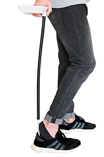 KMINA - Descalzador Calzador de zapatos largo 76 cm, Calzador largo, Calzador largo para zapatos, Calzador de zapatos hombre y mujer, Descalzador zapatos, Color Blanco KMINA - Descalzador Calzador de zapatos largo 76 cm, Calzador largo, Calzador largo para zapatos, Calzador de zapatos hombre y mujer, Descalzador zapatos, Color Blanco