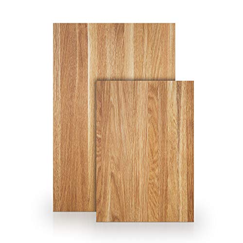 La tabla de cortar Rivera en madera de roble, estilo escandinavo, es especial para el hogar, restaurante o bar. Un producto para usar a largo plazo. Grande 35 x 25 x 3 cm (M)