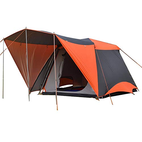 LCSD tiendas de campaña Naranja al aire libre Automático de la Presión de la Tienda 4 Personas 5 Personas Modelos de Familia de Camping Playa Anti-tormenta Lluvia Protector solar a