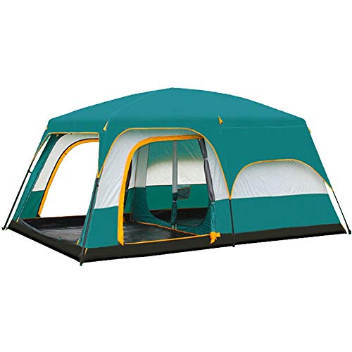 LCSD tiendas de campaña verde al aire libre de dos dormitorios Un campamento de picnic frío cálido a prueba de viento tienda grande 8 personas 10 personas 12 personas